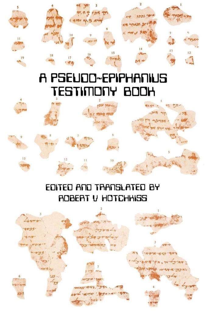 A Pseudo-Epiphanius Testimony Book