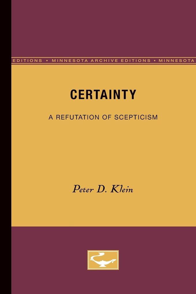 Certainty
