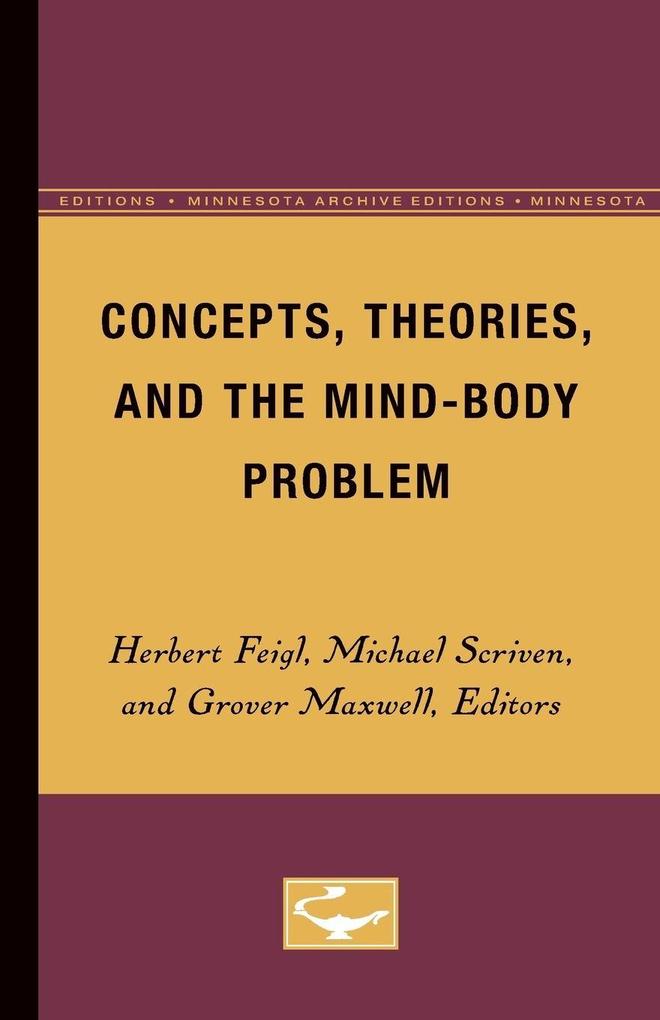Concepts Theories and the Mind-Body Problem