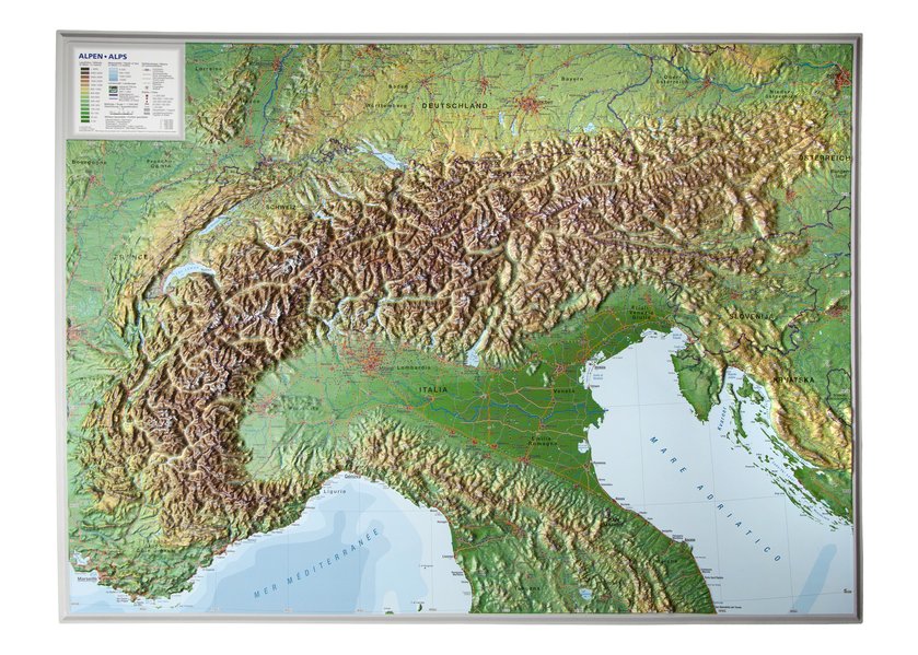 georelief Vertriebs GbR Alpen 1 , 1 200 000