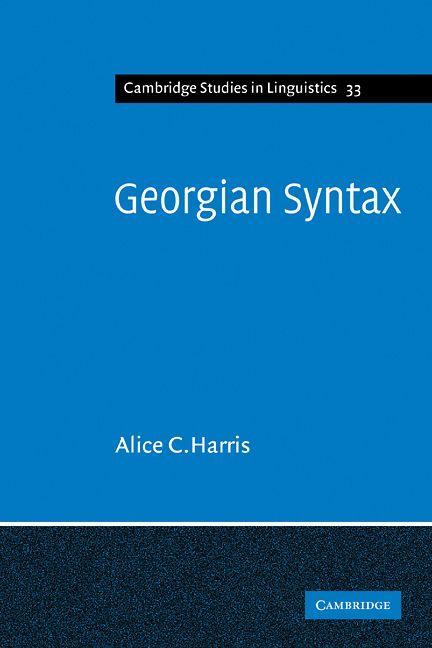 Georgian Syntax
