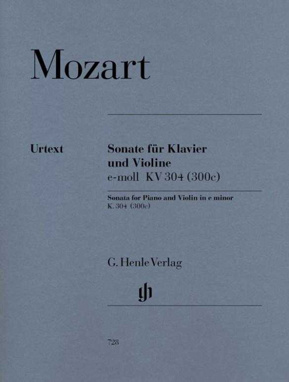 Mozart Wolfgang Amadeus - Violinsonate e-moll KV 304 (300c)