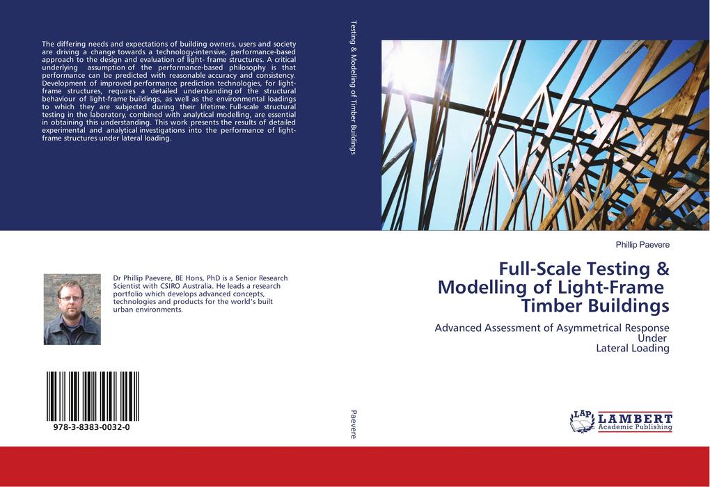 Full-Scale Testing & Modelling of Light-Frame Timber Buildings