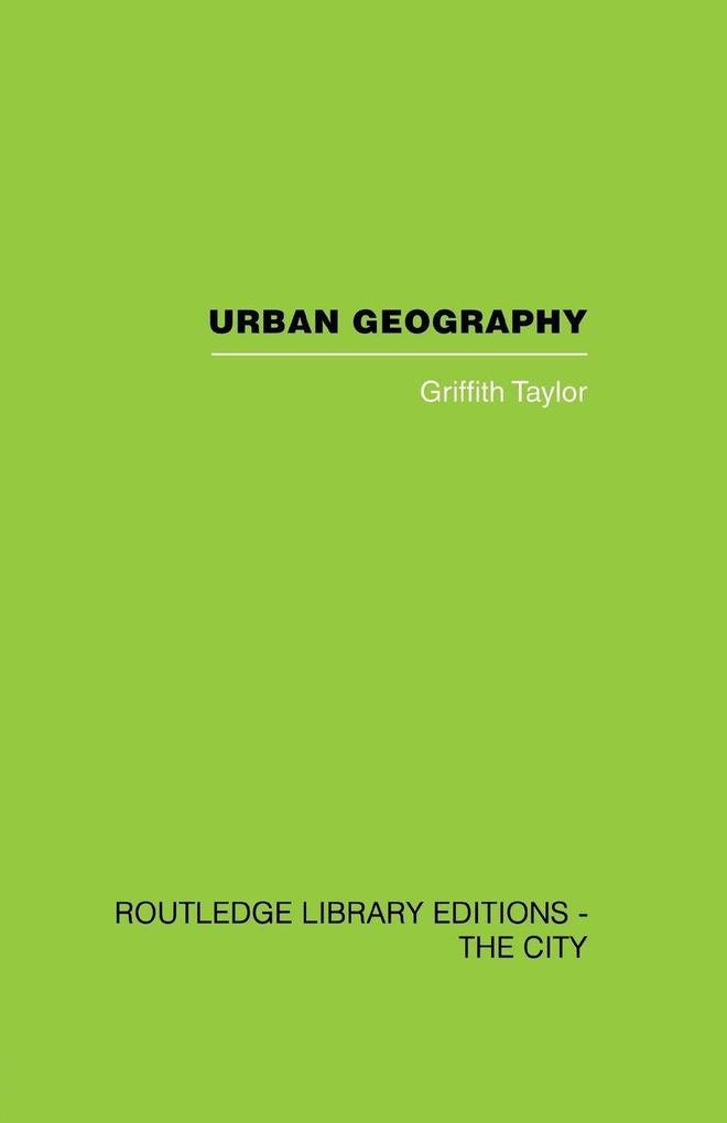 Urban Geography