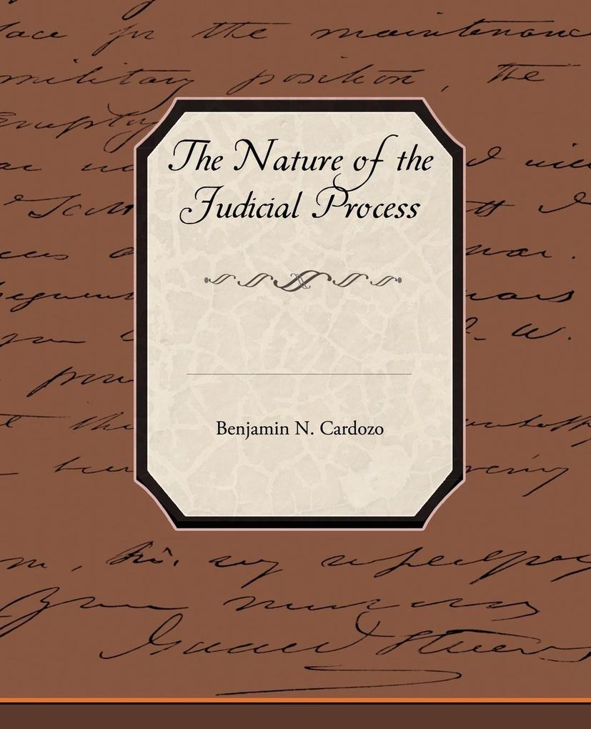 The Nature of the Judicial Process