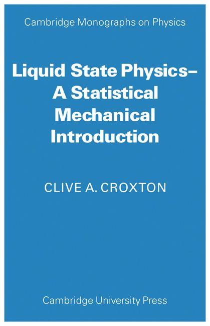 Liquid State Physics