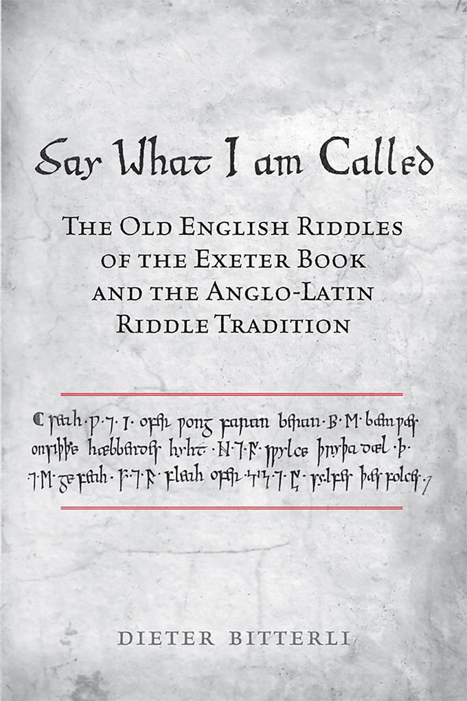 Say What I Am Called: The Old English Riddles of the Exeter Book & the Anglo-Latin Riddle Tradition - Dieter Bitterli