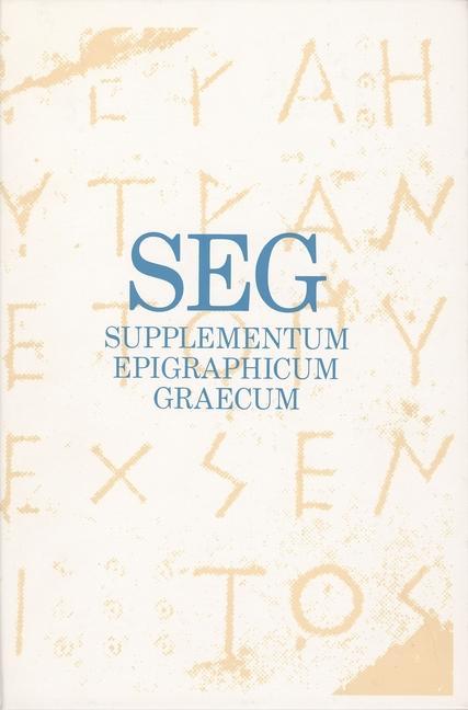 Supplementum Epigraphicum Graecum Volume XLVI (1996)