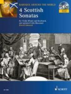 Four Scottish Sonatas: For Violin and Keyboard with Optional Cello - Score and Parts