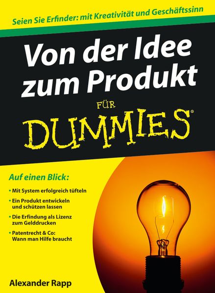 Wiley-Vch GmbH Von Der Idee Zum Produkt Für Dummies