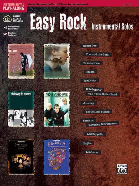 Easy Rock Instrumental Solos for Strings Level 1