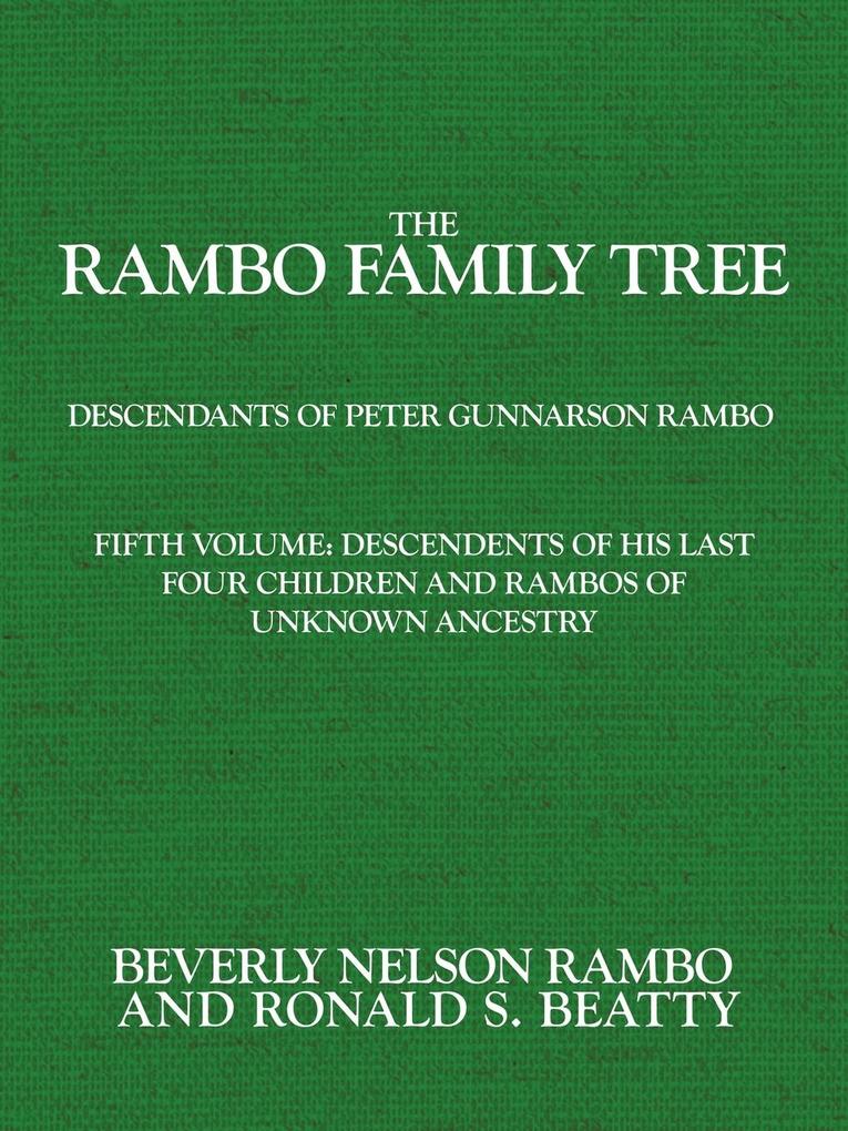 Rambo Family Tree Volume 5