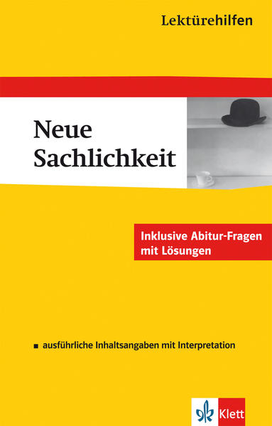 Image of Klett Lektürehilfen Neue Sachlichkeit