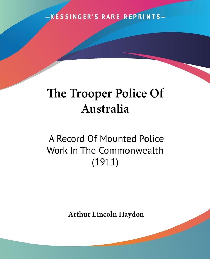 The Trooper Police Of Australia