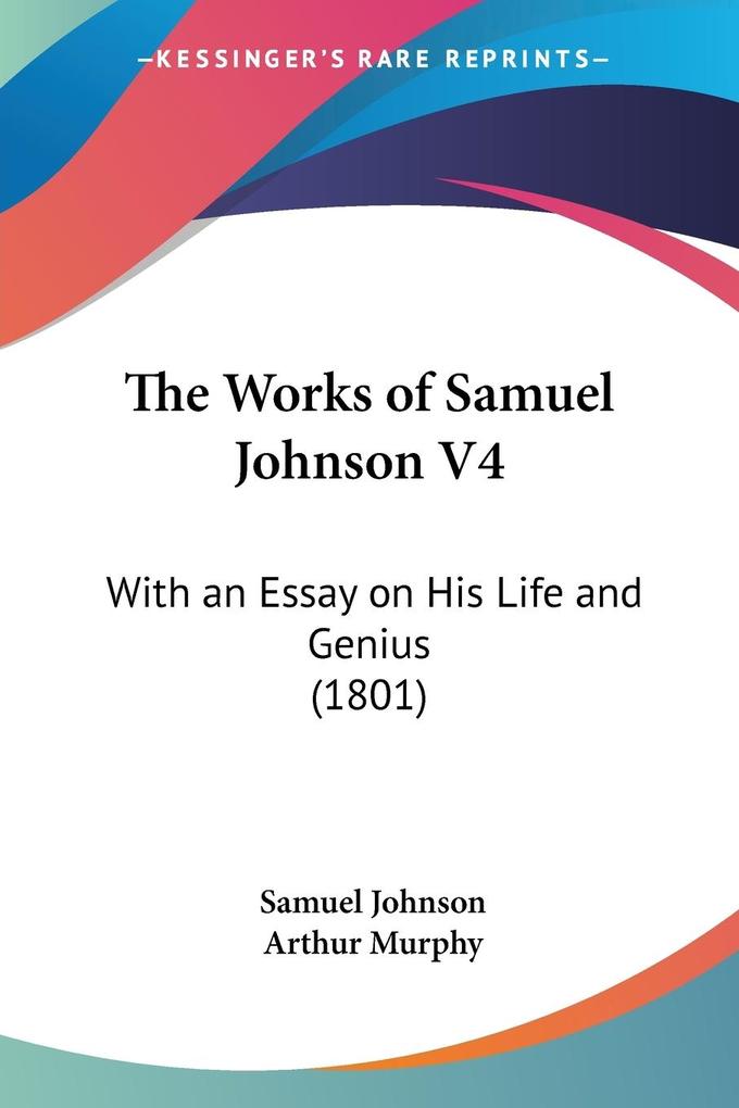The Works of Samuel Johnson V4 - Samuel Johnson