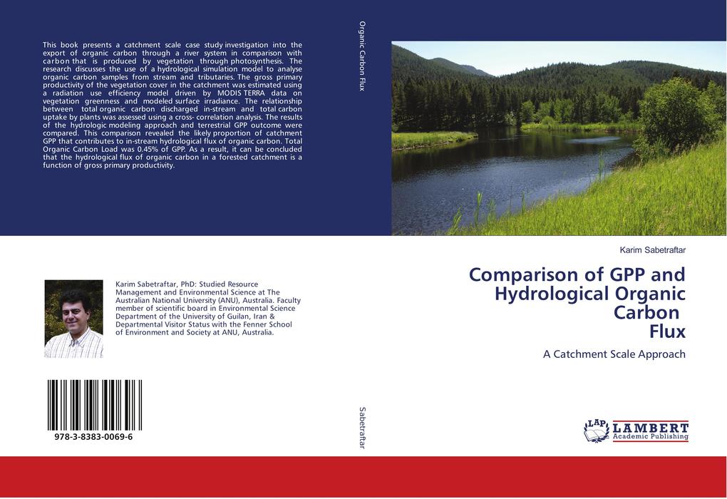 Comparison of GPP and Hydrological Organic Carbon Flux