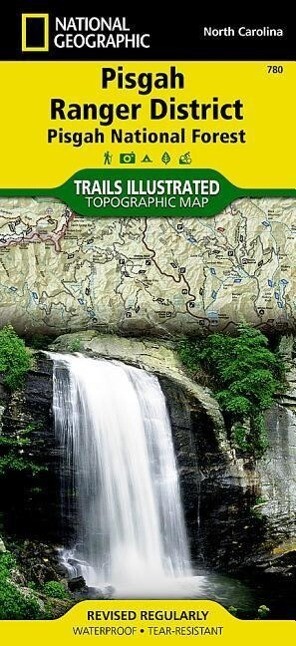 Pisgah Ranger District Pisgah National Forest North Carolina USA Outdoor Recreation Map - National Geographic Maps