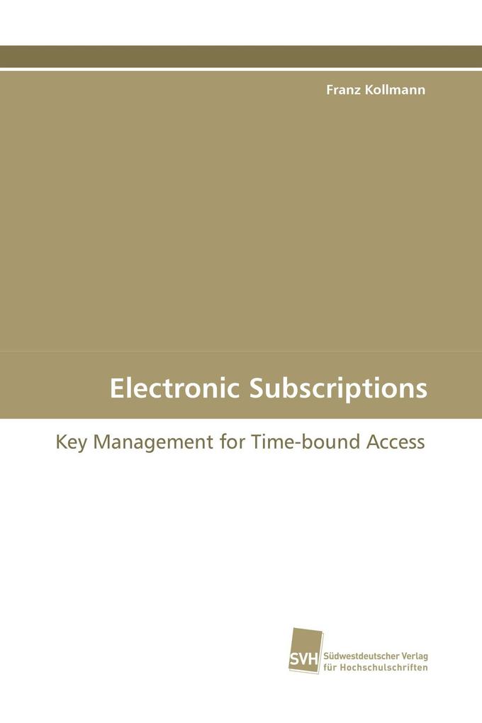 Electronic Subscriptions