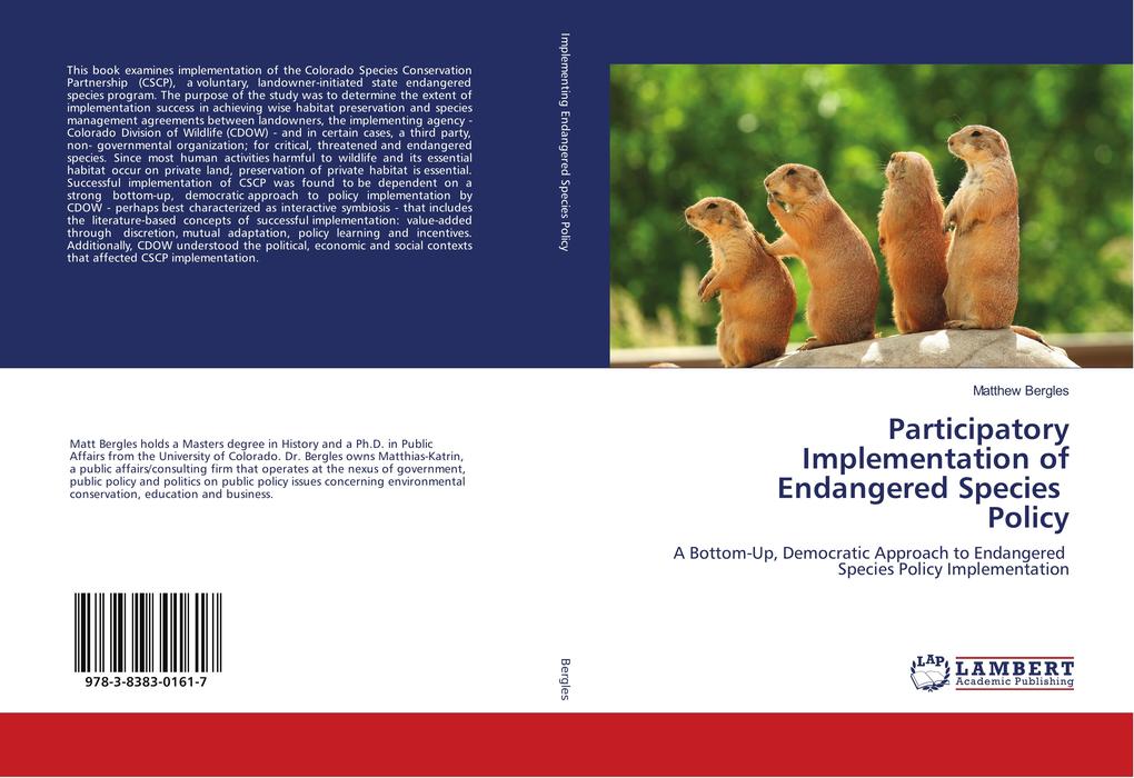 Participatory Implementation of Endangered Species Policy