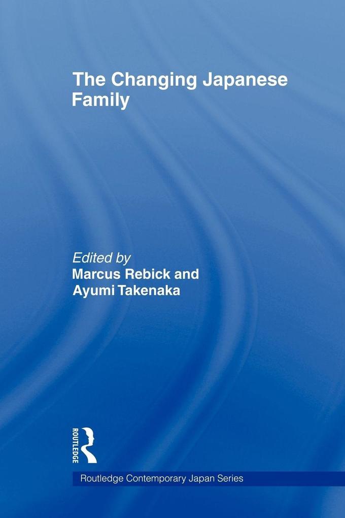 The Changing Japanese Family