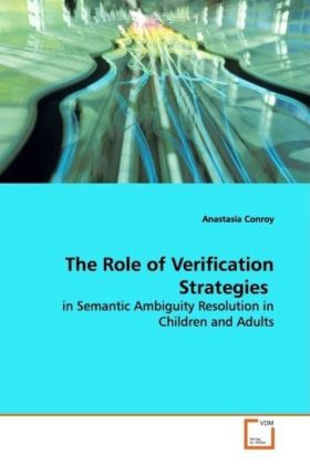 The Role of Verification Strategies - Anastasia Conroy