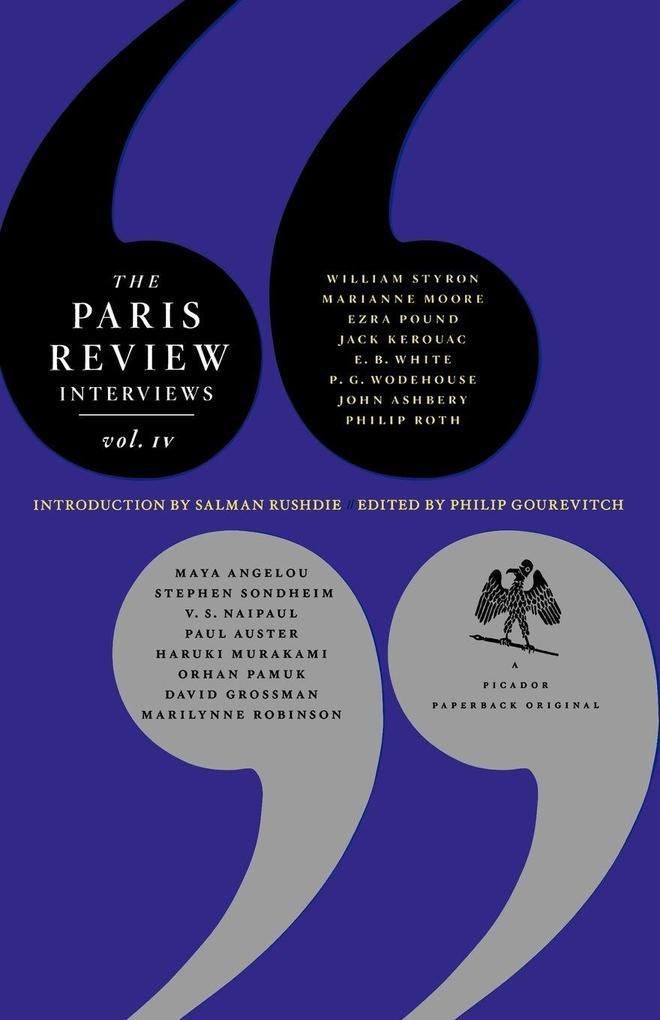 Paris Review Interviews IV