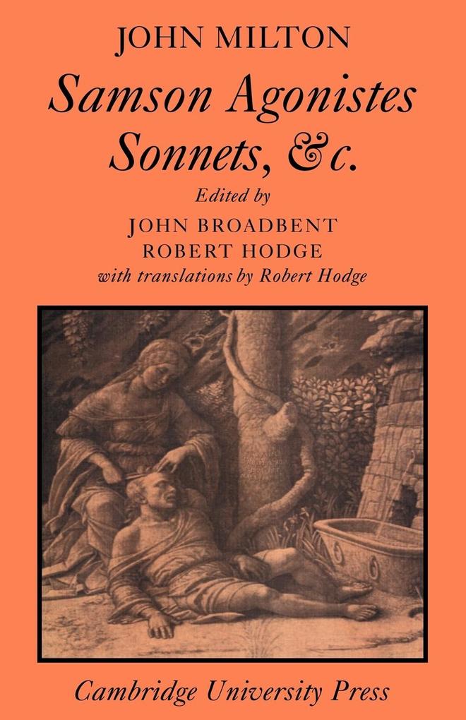 Samson Agonistes Sonnets and c.