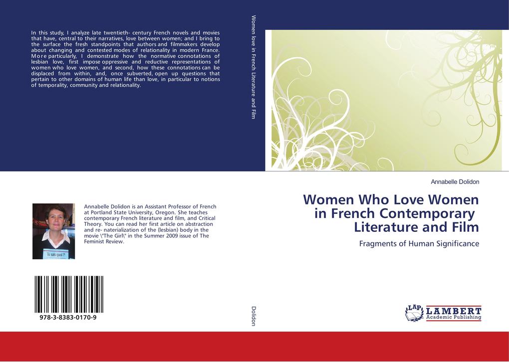 Women Who Love Women in French Contemporary Literature and Film