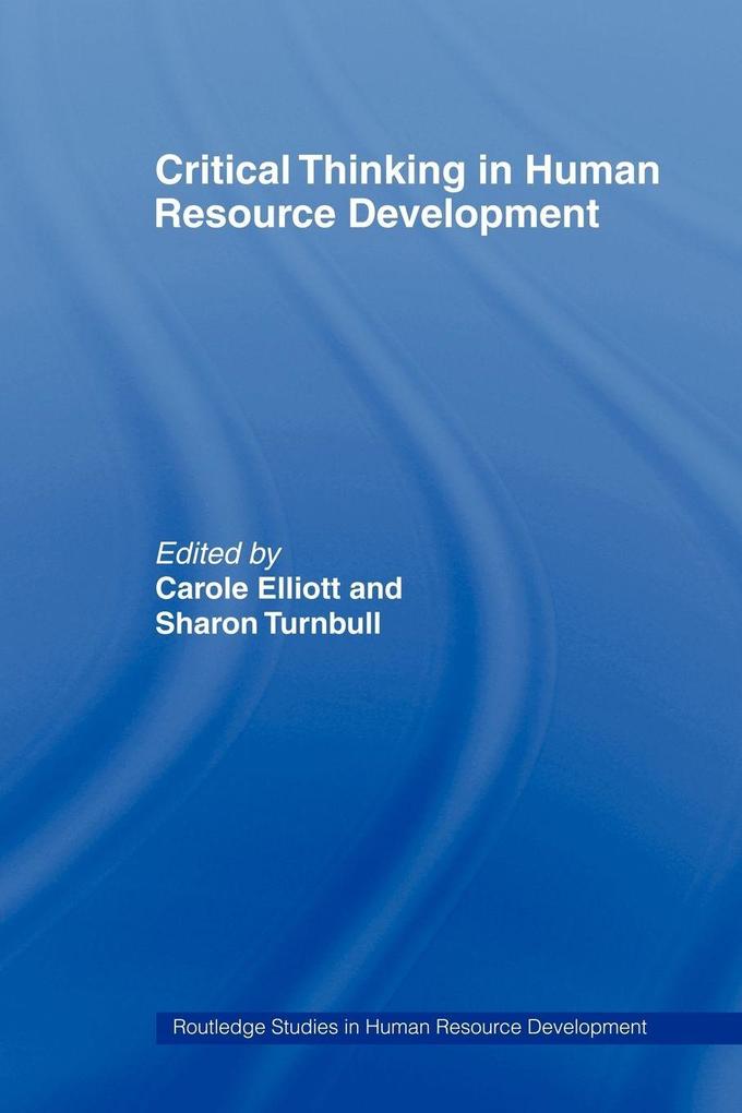 Critical Thinking in Human Resource Development