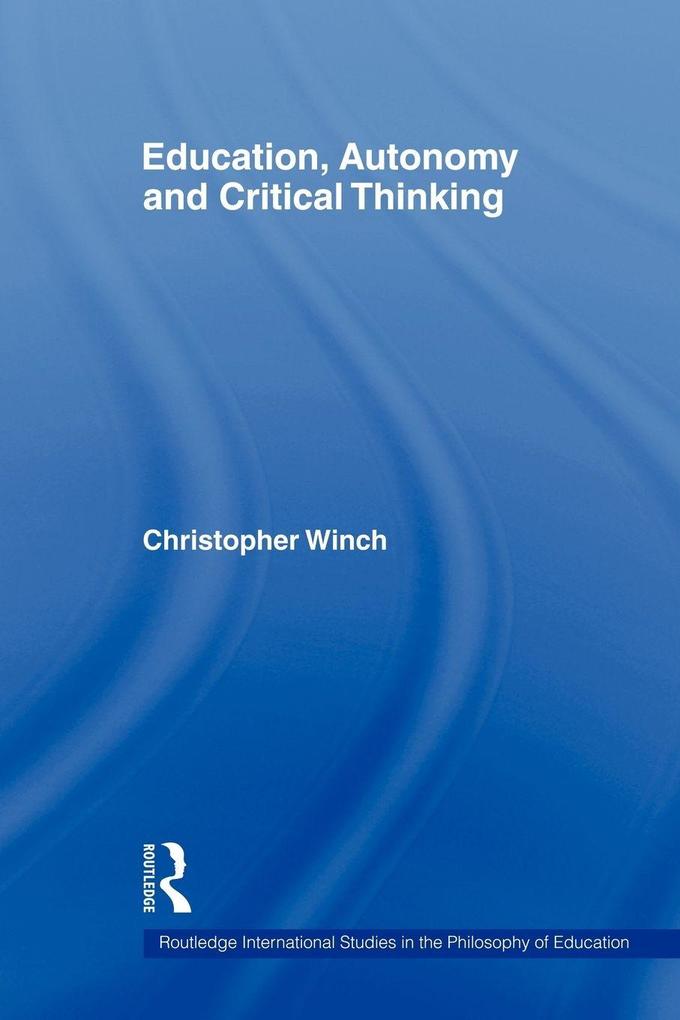 Education Autonomy and Critical Thinking