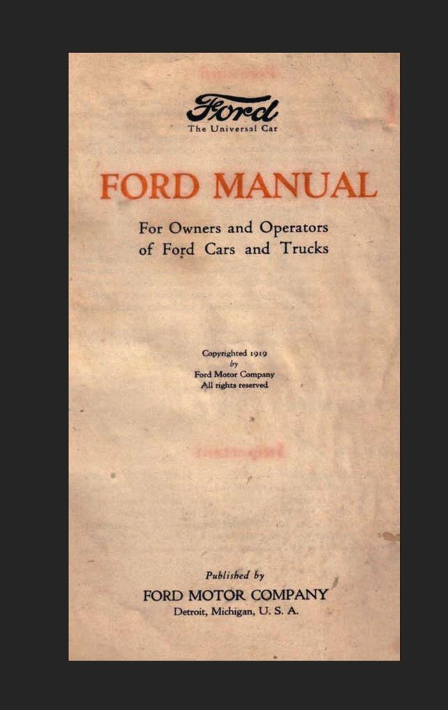 FORD MANUAL