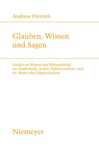 Glauben Wissen und Sagen