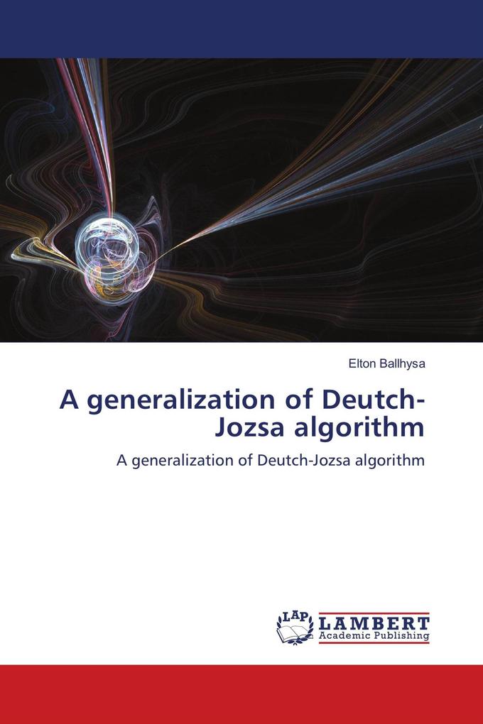 A generalization of Deutch-Jozsa algorithm