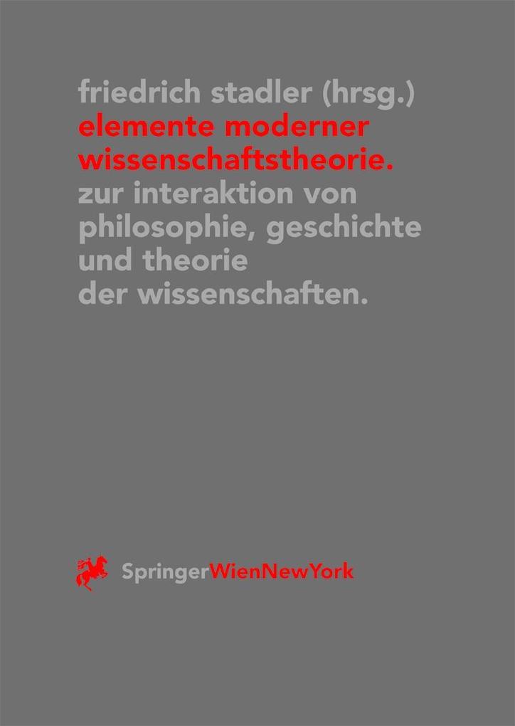 Elemente moderner Wissenschaftstheorie