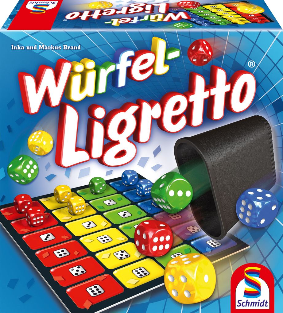 Image of SCHMIDT SPIELE (UE) Würfel-Ligretto Gesellschaftsspiel