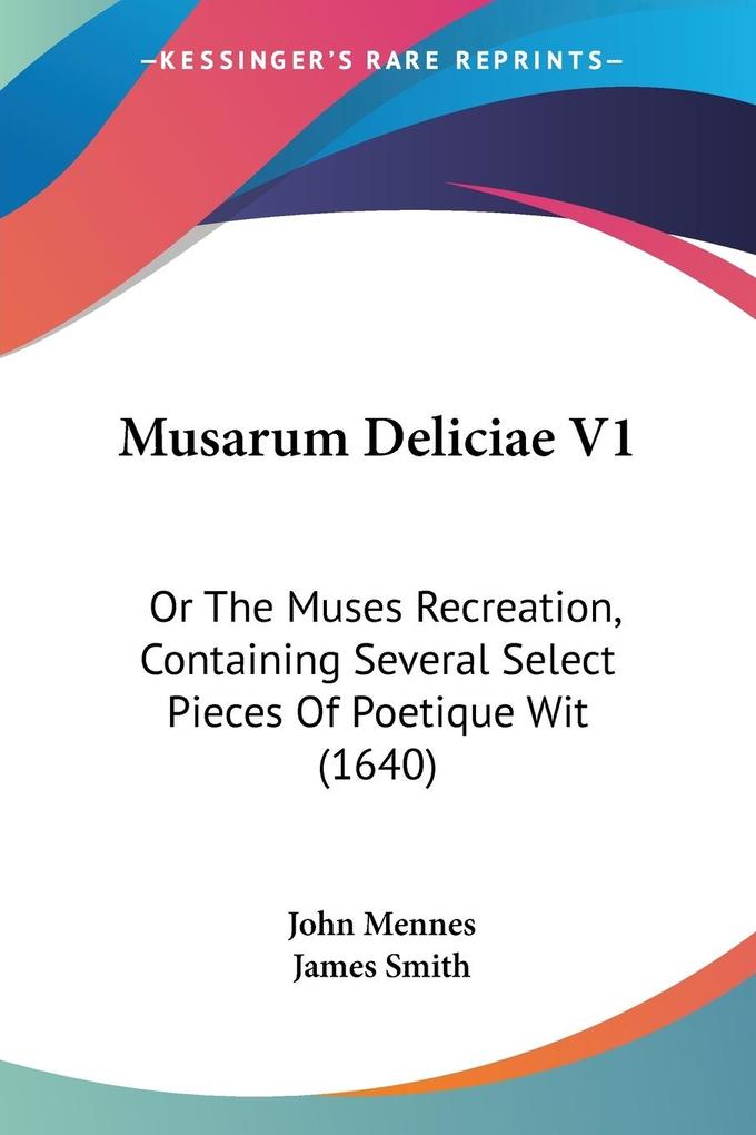 Musarum Deliciae V1