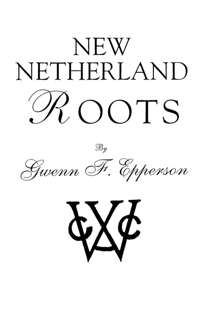 New Netherland Roots