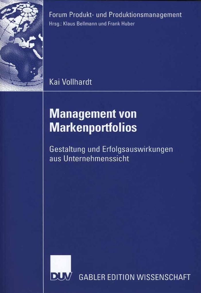 Management von Markenportfolios - Kai Vollhardt