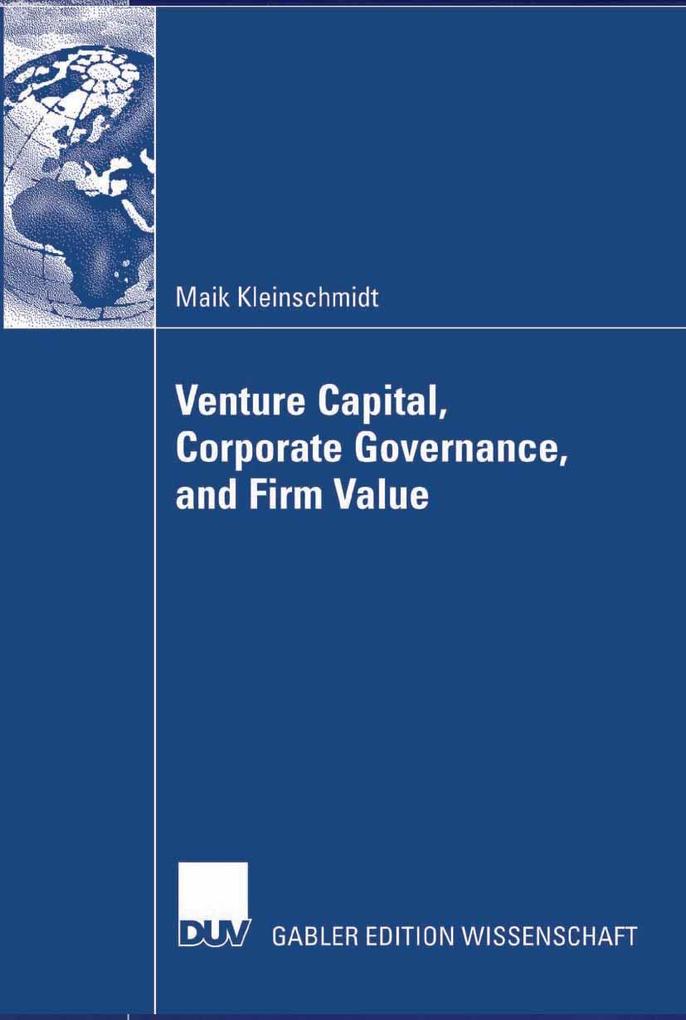 Venture Capital Corporate Governance and Firm Value