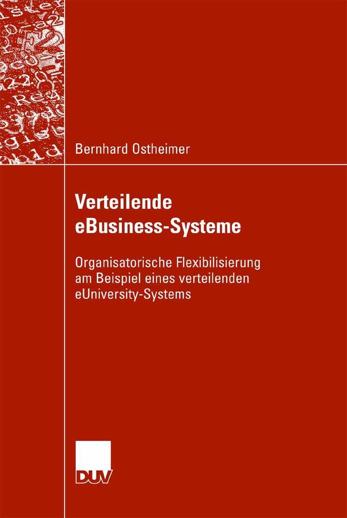 Verteilende eBusiness-Systeme - Bernhard Ostheimer