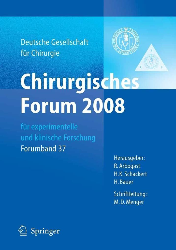 Chirurgisches Forum 2008