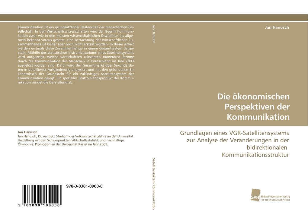 Die ökonomischen Perspektiven der Kommunikation