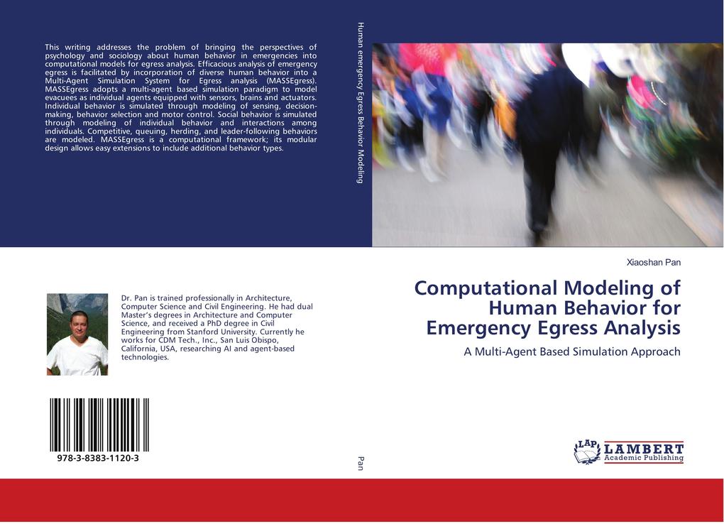 Computational Modeling of Human Behavior for Emergency Egress Analysis
