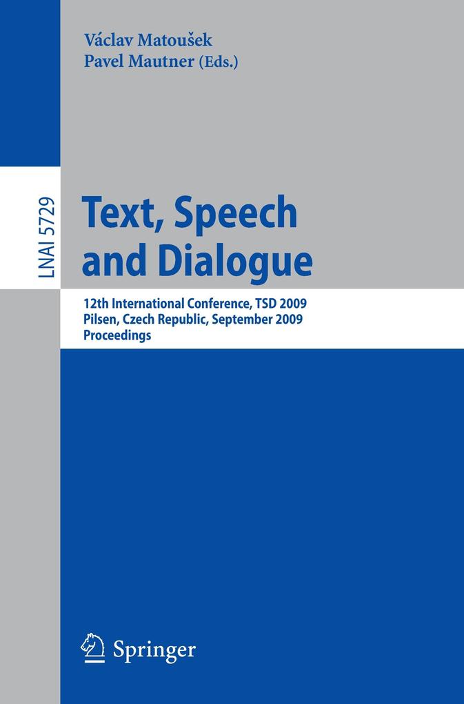 Text Speech and Dialogue