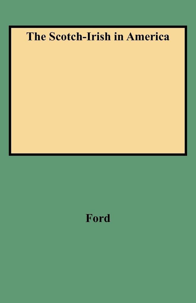 Scotch-Irish in America