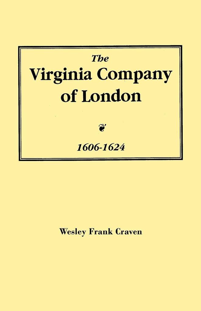 Virginia Company of London 1606-1624