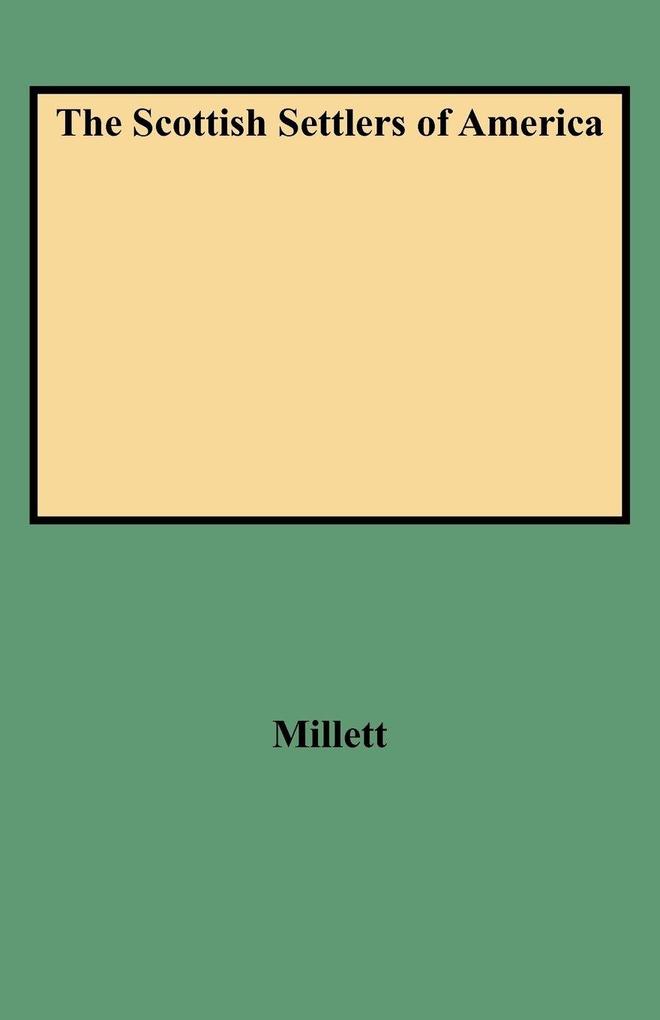 Scottish Settlers of America