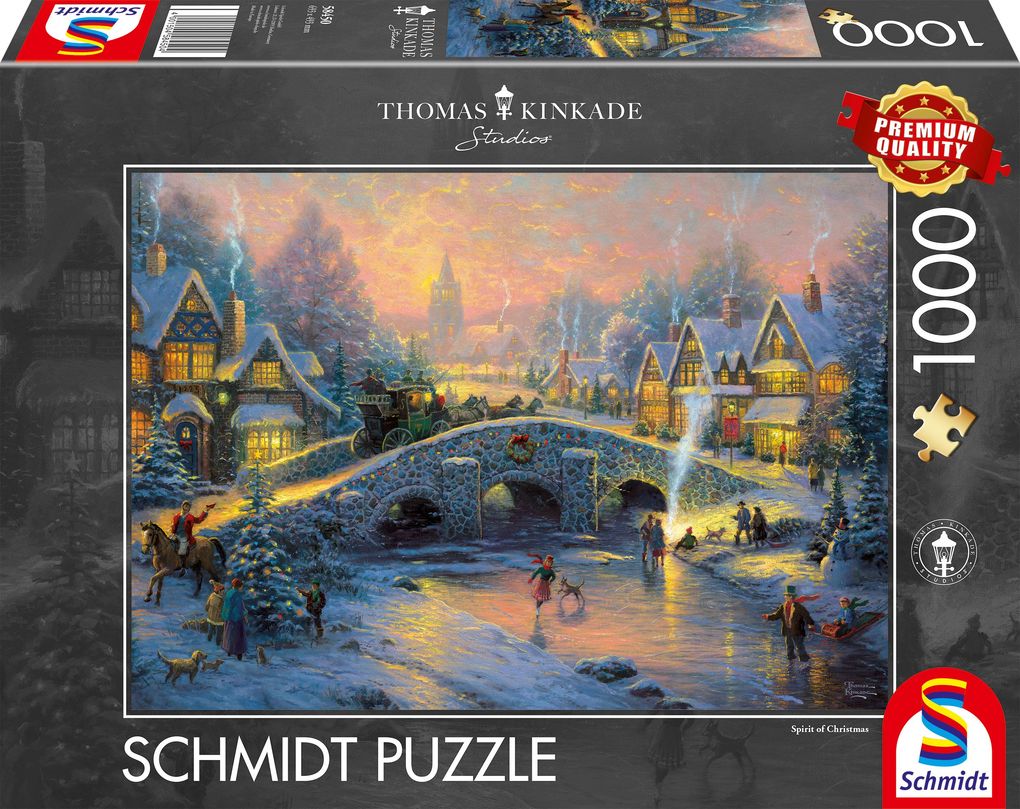 Schmidt Spiele - Winterliches Dorf 1000 Teile