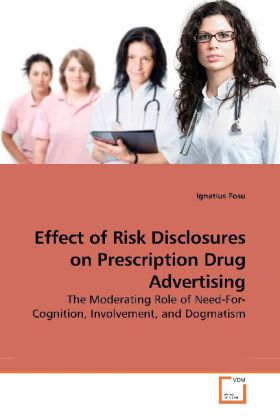Effect of Risk Disclosures on Prescription Drug Advertising als Buch von Ignatius Fosu - Ignatius Fosu