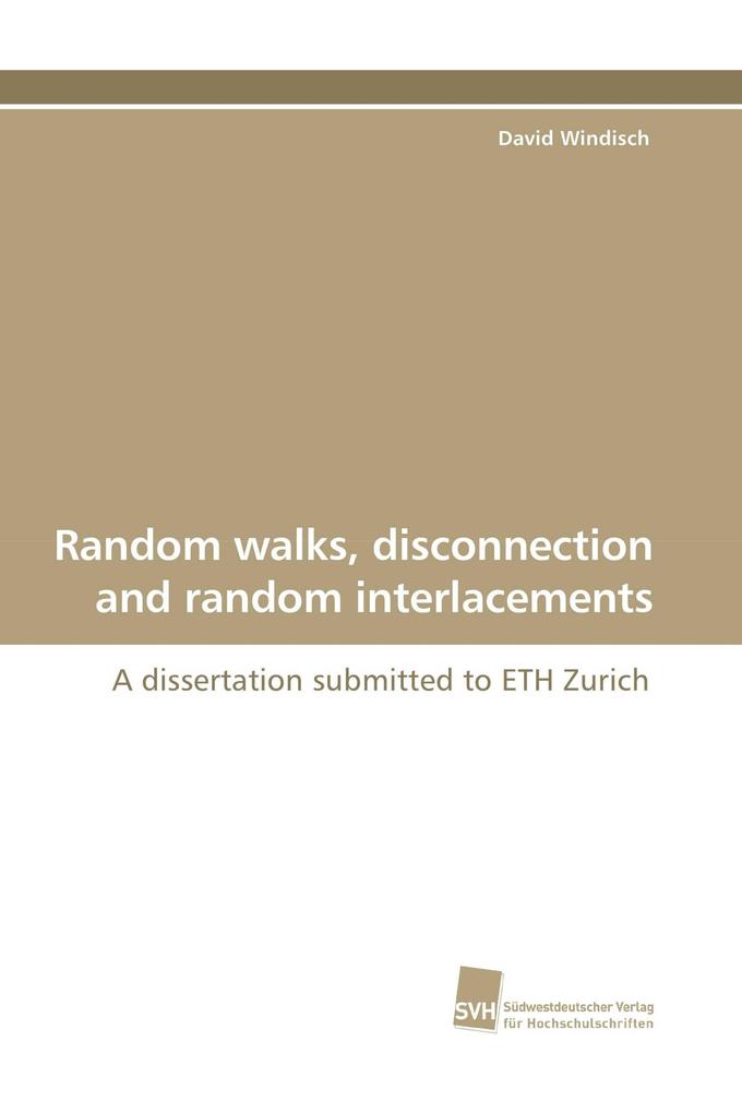 Random walks disconnection and random interlacements